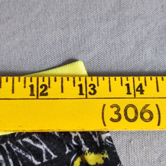 Batman pyjama pants boys size XL (16) black and yellow with graphic design - Picture 7 of 9